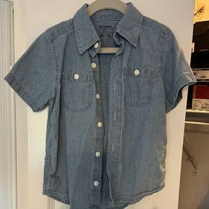 OshKosh B'gosh Denim Blue Button-Up Shirt